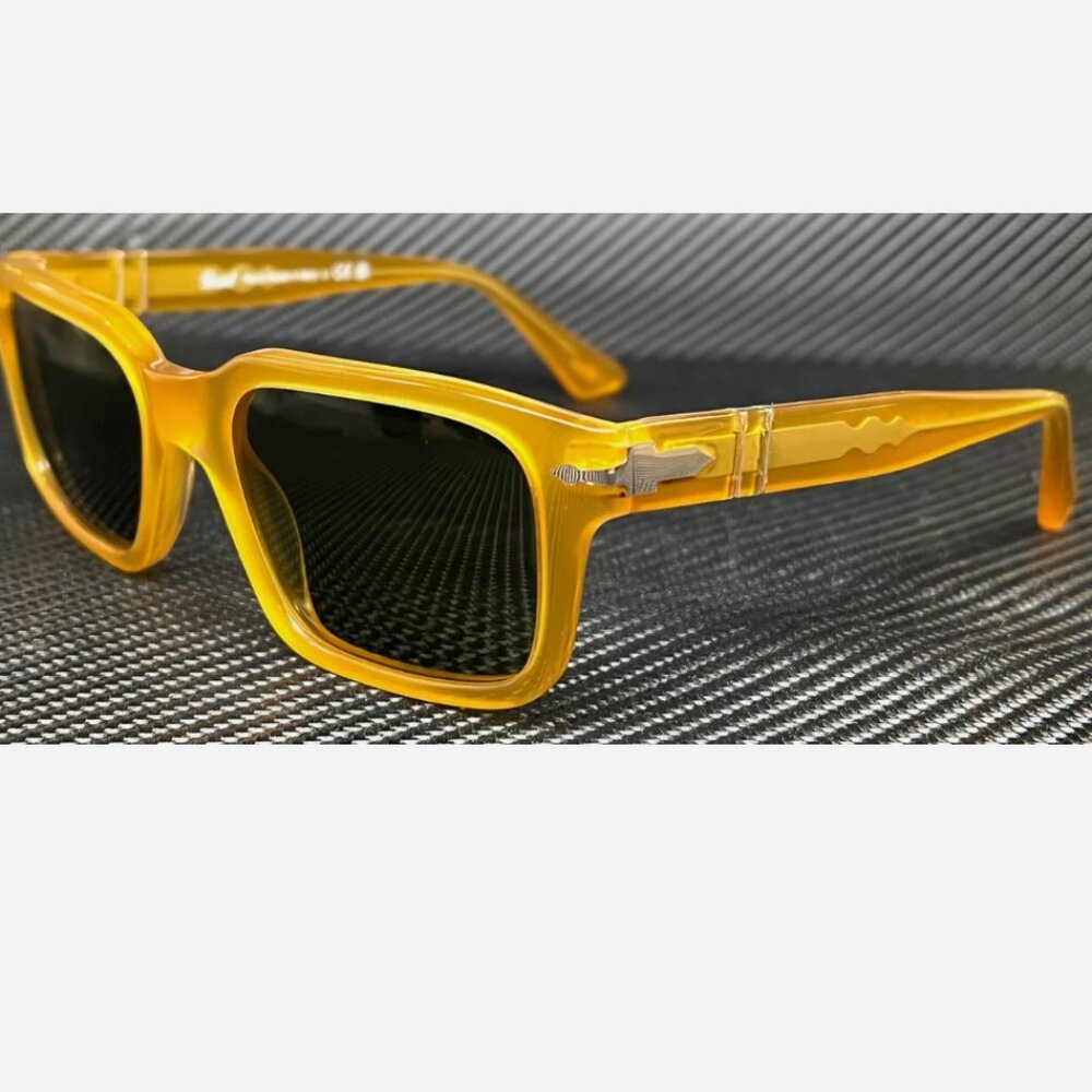 Persol Miele Yellow Unisex Sunglasses 53mm New Box